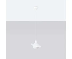 Sollux Lighting Pakabinamas šviestuvas HYPERION 1 baltas