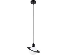 Sollux Lighting Pakabinamas šviestuvas HYPERION 1 juodas