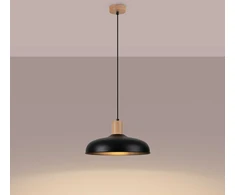 Sollux Lighting Pakabinamas šviestuvas INDY juodas