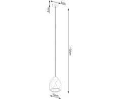 Sollux Lighting Pakabinamas šviestuvas keraminis MINT