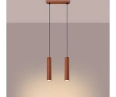 Sollux Lighting Pakabinamas šviestuvas LAGOS 2 raudona ochra