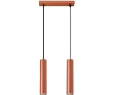 Sollux Lighting Pakabinamas šviestuvas LAGOS 2 raudona ochra