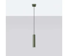 Sollux Lighting Pakabinamas šviestuvas LAGOS 1 alyvuogių žalia