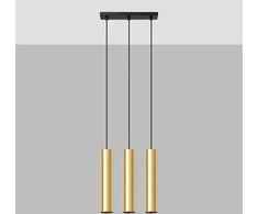 Sollux Lighting Pakabinamas šviestuvas LAGOS 3 poliruoto aukso