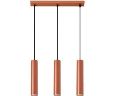 Sollux Lighting Pakabinamas šviestuvas LAGOS 3L raudona ochra