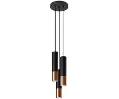 Sollux Lighting Pakabinamas šviestuvas LOOPEZ 3P juodas/varis