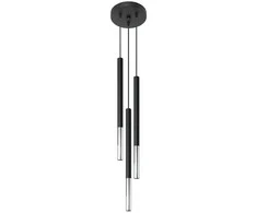 Sollux Lighting Pakabinamas šviestuvas MOZAICA 3P juodas/chromas