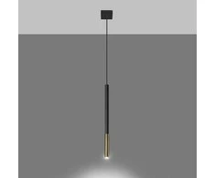 Sollux Lighting Pakabinamas šviestuvas MOZAICA 1 juodas/auksinis