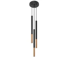 Sollux Lighting Pakabinamas šviestuvas MOZAICA 3P juodas/varis