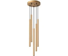 Sollux Lighting Pakabinamas šviestuvas PASTELO 5P auksinis