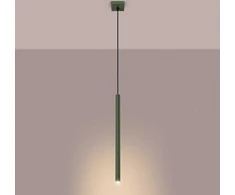 Sollux Lighting Pakabinamas šviestuvas PASTELO 1 alyvuogių žalia