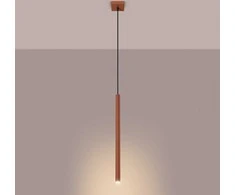 Sollux Lighting Pakabinamas šviestuvas PASTELO 1 raudona ochra