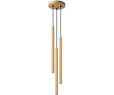 Sollux Lighting Pakabinamas šviestuvas PASTELO 3P auksinis