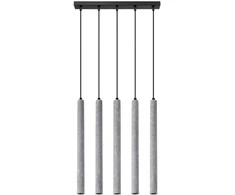 Sollux Lighting Pakabinamas šviestuvas PASTELO 5L betonas