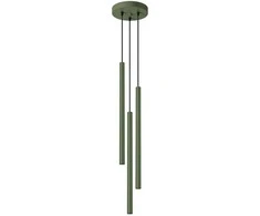 Sollux Lighting Pakabinamas šviestuvas PASTELO 3P alyvuogių žalios spalvos
