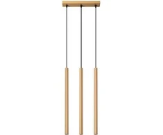 Sollux Lighting Pakabinamas šviestuvas PASTELO 3L aukso spalvos
