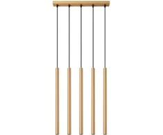 Sollux Lighting Pakabinamas šviestuvas PASTELO 5L aukso spalvos