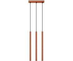 Sollux Lighting Pakabinamas šviestuvas PASTELO 3 raudona ochra