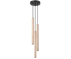 Sollux Lighting Pakabinamas šviestuvas PASTELO 3P medinis