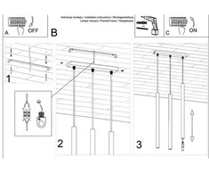Sollux Lighting Pakabinamas šviestuvas PASTELO 3 alyvuogių žalia