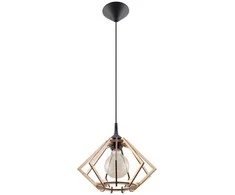 Sollux Lighting Pakabinamas šviestuvas POMPELMO iš natūralaus medžio