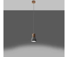 Sollux Lighting Pakabinamas šviestuvas QUBIC pilka