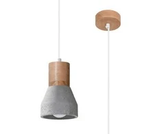 Sollux Lighting Pakabinamas šviestuvas QUBIC pilka