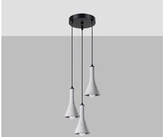 Sollux Lighting Pakabinamas šviestuvas REA 3P concrete