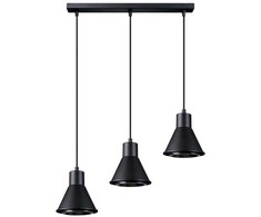 Sollux Lighting Pakabinamas šviestuvas TALEJA 3 juodas [ES111]