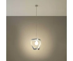 Sollux Lighting Pakabinamas šviestuvas TRES baltas