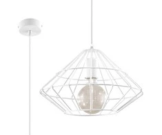 Sollux Lighting Pakabinamas šviestuvas UMBERTO baltas