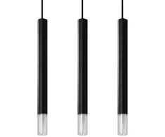 Sollux Lighting Pakabinamas šviestuvas WEZYR 3 juodas