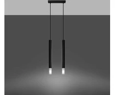 Sollux Lighting Pakabinamas šviestuvas WEZYR 2 juodas