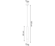 Sollux Lighting Pakabinamas šviestuvas WEZYR 1 juodas