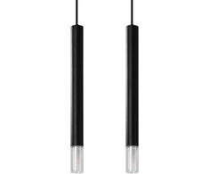 Sollux Lighting Pakabinamas šviestuvas WEZYR 2 juodas