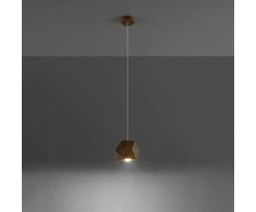 Sollux Lighting Pakabinamas šviestuvas WOODY iš natūralaus medžio