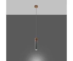Sollux Lighting Pakabinamas šviestuvas ZANE 1 pilka