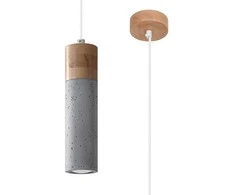 Sollux Lighting Pakabinamas šviestuvas ZANE 1 pilka