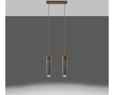 Sollux Lighting Pakabinamas šviestuvas ZANE 2 pilka