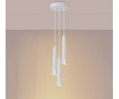 Pakabinamas šviestuvas Sollux Lighting Pakabos lempa PRYSM 3P blanc