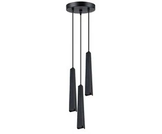 Pakabinamas šviestuvas Sollux Lighting Pakabos lempa PRYSM 3P noir