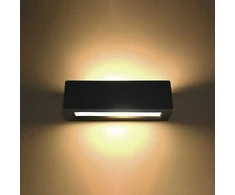Sieninis šviestuvas Sollux Lighting Sieninis keraminis šviestuvas VEGA juodas