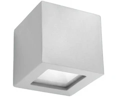 Sieninis šviestuvas Sollux Lighting Sieninis keraminis šviestuvas LEO pilkas
