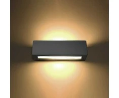 Sieninis šviestuvas Sollux Lighting Sieninis keraminis šviestuvas VEGA pilka