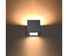 Sieninis šviestuvas Sollux Lighting Sieninis keraminis šviestuvas LEO pilkas