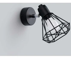 Sollux Lighting Sieninis šviestuvas ARTEMIS 1 juodas
