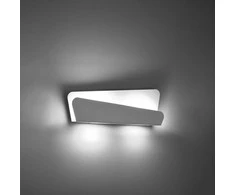 Sollux Lighting Sieninis šviestuvas BASCIA baltas