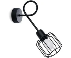 Sollux Lighting Sieninis šviestuvas BELUCI 1S juodas