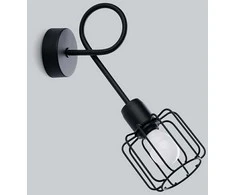 Sollux Lighting Sieninis šviestuvas BELUCI 1S juodas