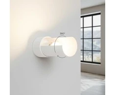 Sollux Lighting Sieninis šviestuvas FLASH baltas